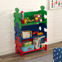 Система хранения "Пазл", яркий (Puzzle Book Shelf - Primary)