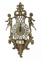 Часы настенные, бронза, размер 55х30х6 см, Италия