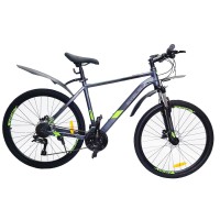 Велосипед хардтейл Stels Navigator 640 D V010 антрацитовый/зелёный 26Ø (LU091518)
