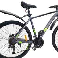 Велосипед хардтейл Stels Navigator 640 D V010 антрацитовый/зелёный 26Ø (LU091518)