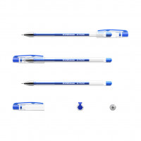 Ручка гелевая ErichKrause® G-Point, цвет чернил синий (в коробке по 12 шт.)