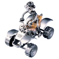 Фигурка из металла Квадроцикл,18х15 см (B)