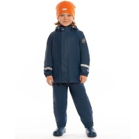 Детский непромокаемый комплект BJÖRKA: ветровка и брюки, цвет темно-синий