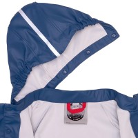 Детский непромокаемый комплект BJÖRKA: ветровка и брюки, цвет темно-синий