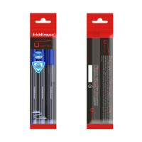 Ручка шариковая ErichKrause® U-108 Classic Stick 1.0, Ultra Glide Technology, цвет чернил синий (в пакете по 3 шт.)