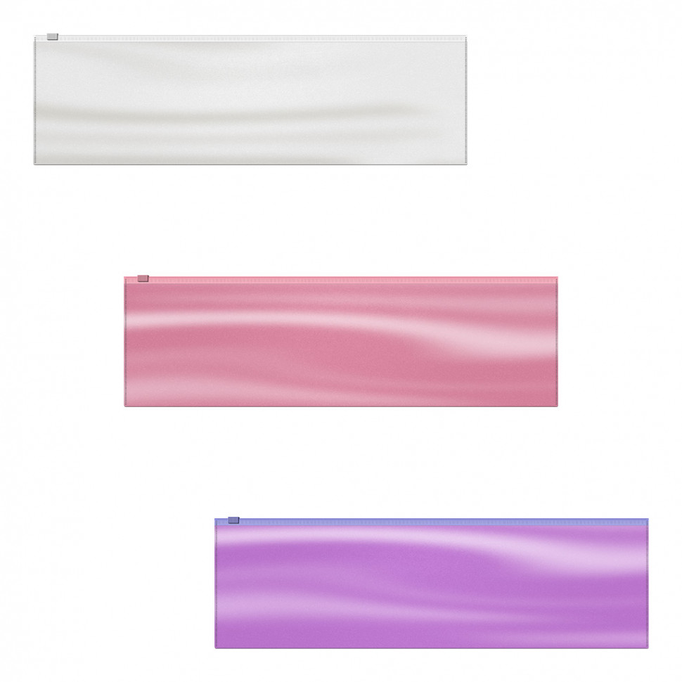 Zip-пакет пластиковый ErichKrause® Glossy Candy, 190х70мм, ассорти (в пакете по 12 шт.)