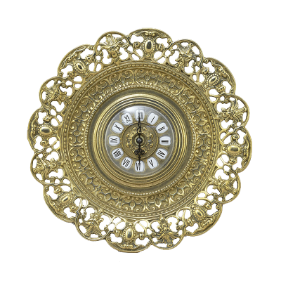 Часы-блюдо в рамке Барокко