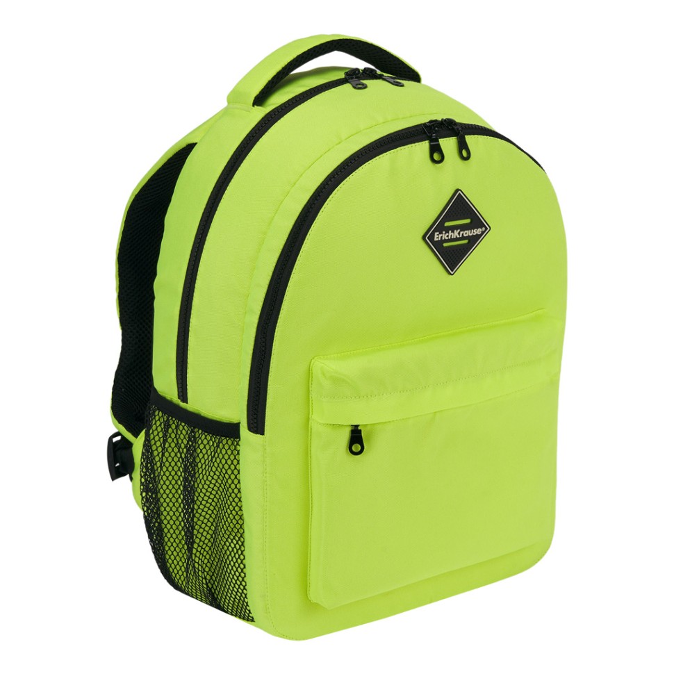 Ученический рюкзак ErichKrause® EasyLine® с двумя отделениями 20L Neon® Yellow