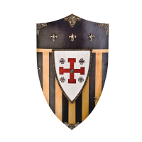 Щит геральдический большой рыцарей  Ордена Святого Гроба Господнего Иерусалимского