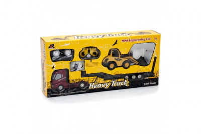 Радиоуправляемый грузовик и экскаватор