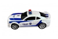 Робот трансформер Полицейский на пульте управления со световым и звуковым управлением,  цвет белый