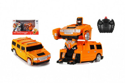 Робот трансформер Hummer H2 на пульте управления (Ездит по стенам, со светом ...