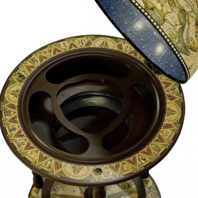 Глобус-бар напольный d 33 , ''Небесная Сфера'', светлый