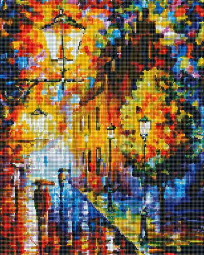 Алмазная мозаика Огни в ночи