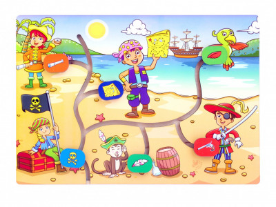 Сортер-лабиринт Остров сокровищ