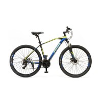 Горный велосипед 27,5" Hogger Redson MD AL черно-синий-желтый