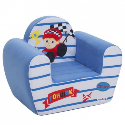 Бескаркасное (мягкое) детское кресло серии "Экшен", Гонщик