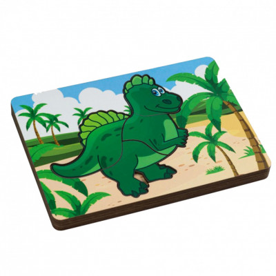 Обучающая игрушка вкладыш Динозаврик