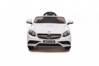 Радиоуправляемый детский электромобиль Mercedes-Benz S63 AMG 12V цвет белый