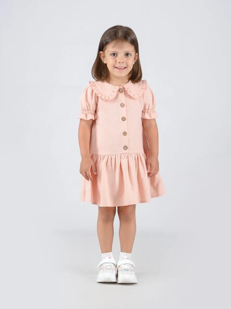 Платье для девочки  NÖLEBIRD, цвет персиковый