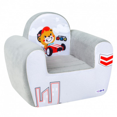 Бескаркасное (мягкое) детское кресло серии "Экшен", Гонщик, цвет Др...