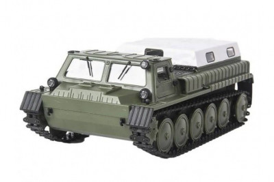 Радиоуправляемый гусеничный вездеход E-1 (ГАЗ-71), 2.4G масштаб 1:16