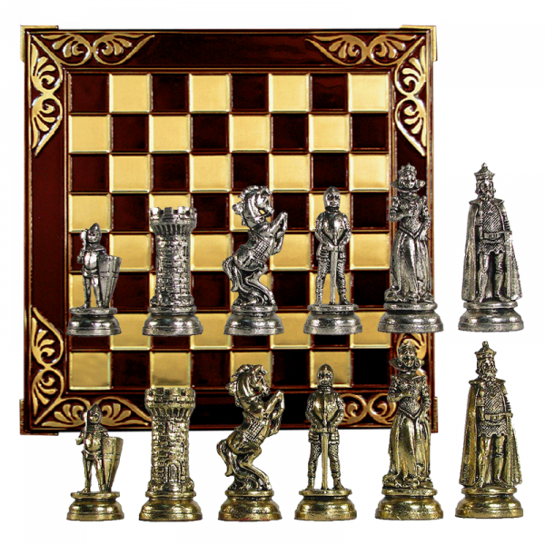 Шахматы сувенирные "Мария Стюарт", размер доски 38 х 38 см, высота фигурок 7 см