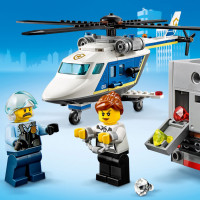 Детский конструктор Lego City "Погоня на полицейском вертолёте"