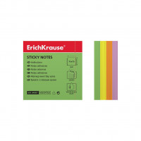 Бумага для заметок с клеевым краем ErichKrause® Tropic, 75х75 мм, 320 листов, 4 цвета