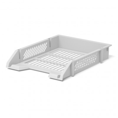 Лоток для бумаг пластиковый ErichKrause® Classic, белый