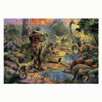 Пазл для детей "Земля динозавров", 1000 деталей