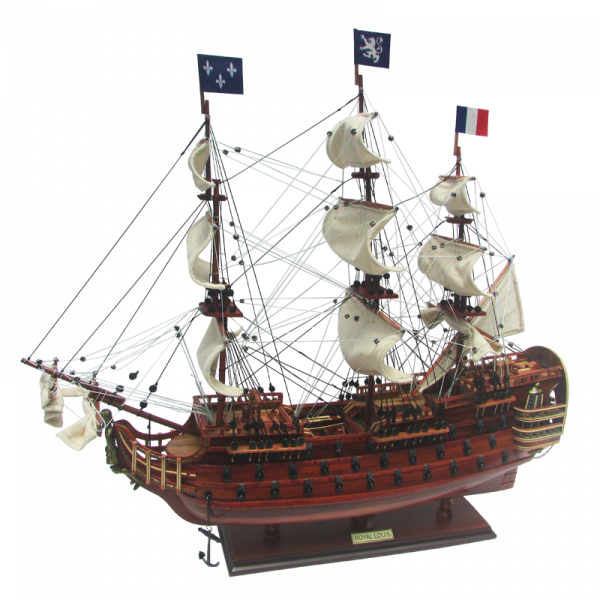 Модель парусника Royal Louis, высота 78 см, Франция