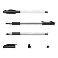 Ручка шариковая ErichKrause® U-109 Classic Stick&Grip 1.0, Ultra Glide Technology, цвет чернил черный (в коробке по 12 шт.)