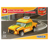 Вайс Блок. Конструктор инерционная машина такси. TM Wise Block