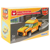 Вайс Блок. Конструктор инерционная машина такси. TM Wise Block