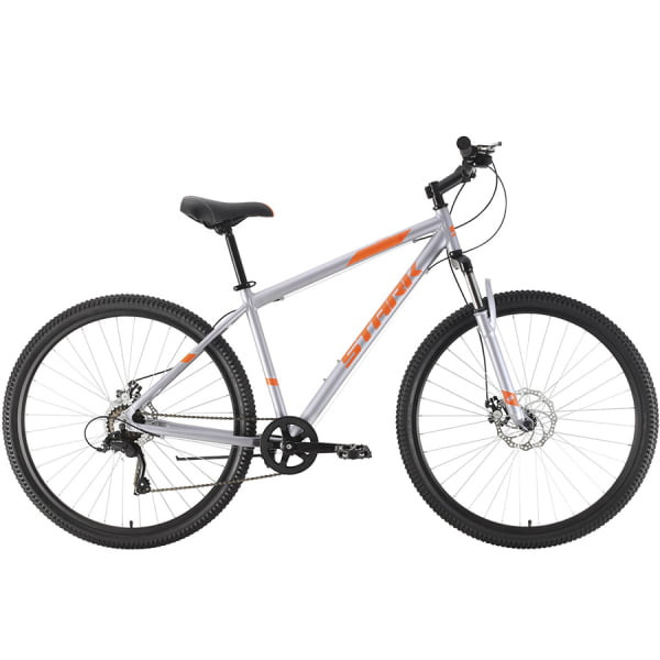 Горный велосипед Stark'21 Respect 29.1 D Microshift серый/оранжевый