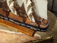 Деревянная модель парусника "Cutty Sark", длина 50 см
