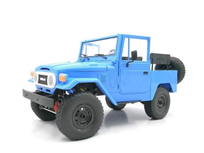 Радиоуправляемая машина WPL японский внедорожник FJ40 (голубая) 4WD 2.4G 1/16...