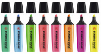 Набор текстовыделителей Stabilo Boss Original 8 цветная упаковка: желтый, синий, зеленый, красный, изумрудный, оранжевый, розовый, сиреневый, 2,5 мм, блистер