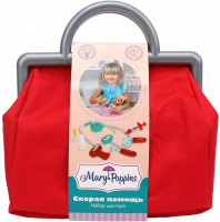 Игрушечный медицинский набор Скорая помощь, в саквояже, 8 предметов