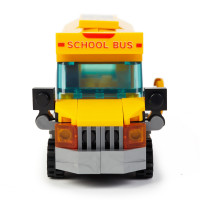 Вайс Блок. Конструктор инерционный школьный автобус. TM Wise Block