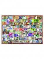 Пазл для детей "Мир банкнот", 1000 деталей