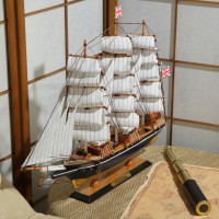 Деревянная модель парусника "Cutty Sark"