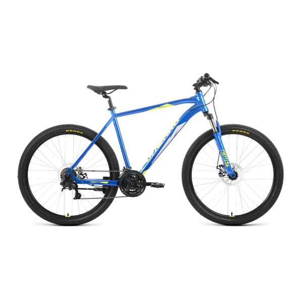 Хардтейл велосипед 27,5" Forward Apache 27,5 2.2 D AL синий/зеленый 2022 г