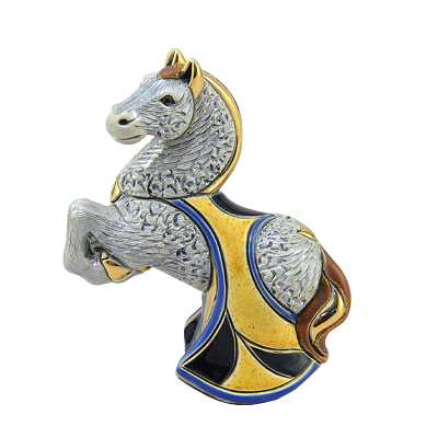 Статуэтка керамическая Лошадь серая