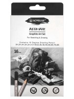 Набор чернографитных карандашей ACMELIAE ArtMate 16 твердостей от 6H до 8B в картоне