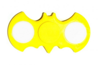 Спиннер летучая мышь желтый (без батареек)