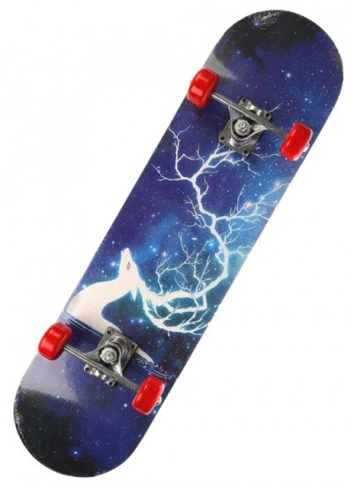 Скейтборд 80х20 см, PVC колеса, синий