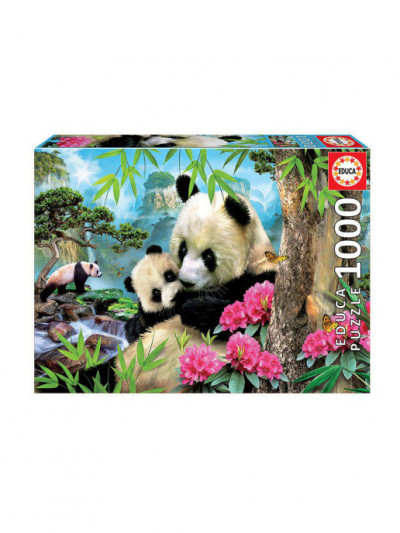 Пазл для детей "Панда утром", 1000 деталей