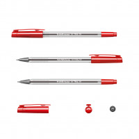 Ручка шариковая ErichKrause® ULTRA-10, цвет чернил красный (в коробке по 12 шт.)